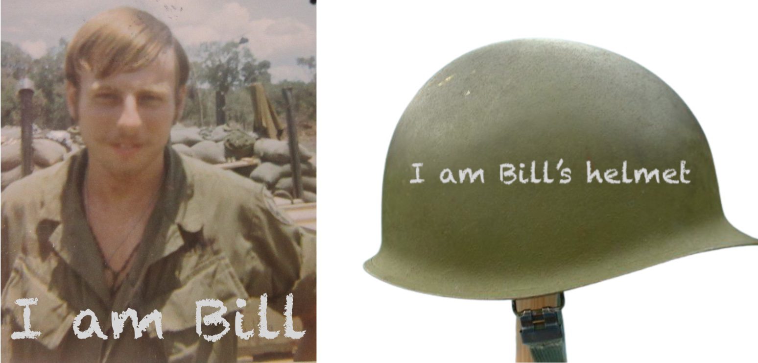 thumbnail image 2 of "I'm Sure To Go To Heaven..." Vietnam War Military Hat Pin – 14764 HO 2 of 6