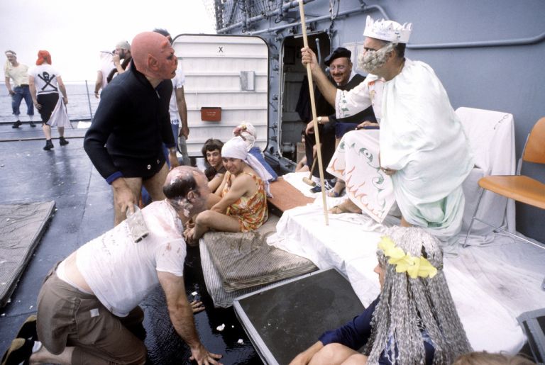 Memories of My Shellback Initiation Aboard the USS Constellation (CVA ...